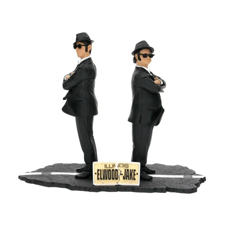 Blues Brothers pack 2 statuettes PVC Movie Icons Jake Elwood 18 cm