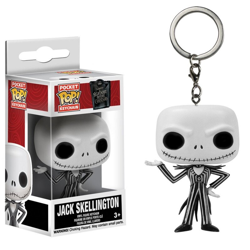 L´étrange Noël de Mr. Jack porte-clés Pocket POP! Vinyl Jack Skellington 4 cm