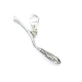 Harry Potter charm argent Clip-On Nimbus 2000 Broomstick