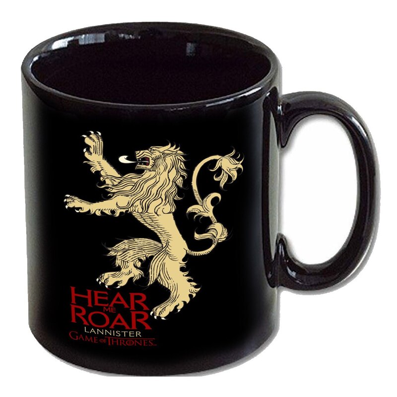 Le Trône de fer mug Lannister noir