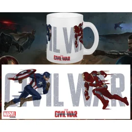 Captain America Civil War mug Running To Battle