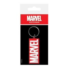 Marvel Comics porte-clés caoutchouc Logo 6 cm