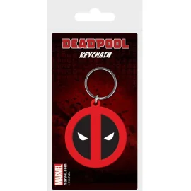 Marvel Comics porte-clés caoutchouc Deadpool Symbol 6 cm