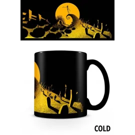 L´étrange Noël de Mr. Jack mug effet thermique Graveyard Scene