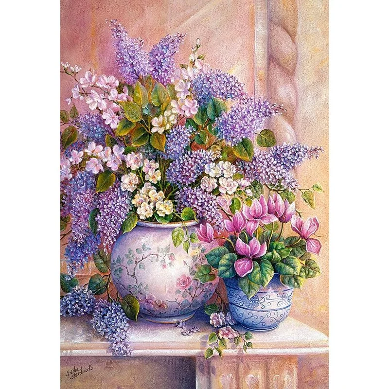 Puzzle Fleurs lilas