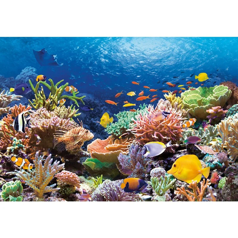 Poissons de corail, puzzle 1000 pièces