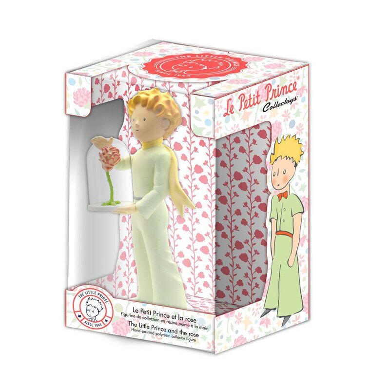 Le Petit Prince statuette Collector Collection Le Petit Prince et la rose 21 cm