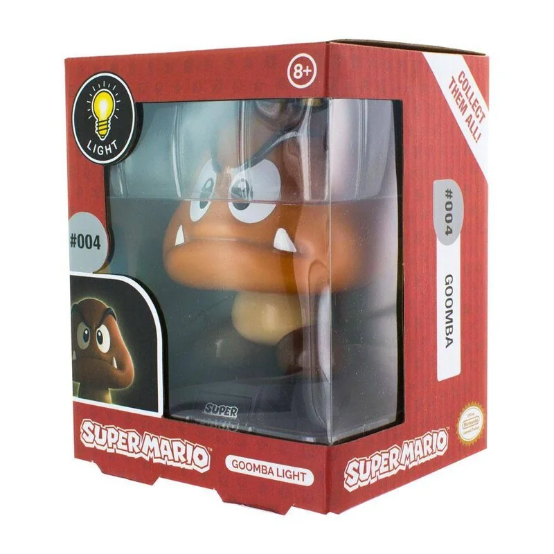 Super Mario veilleuse 3D Goomba 10 cm