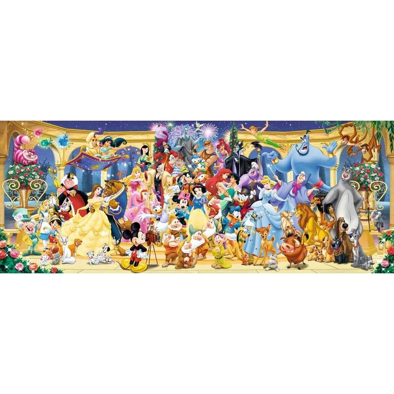 Puzzle Photo de groupe Disney (Panorama)