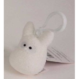 Mon voisin Totoro porte-clés peluche Totoro blanc 6 cm