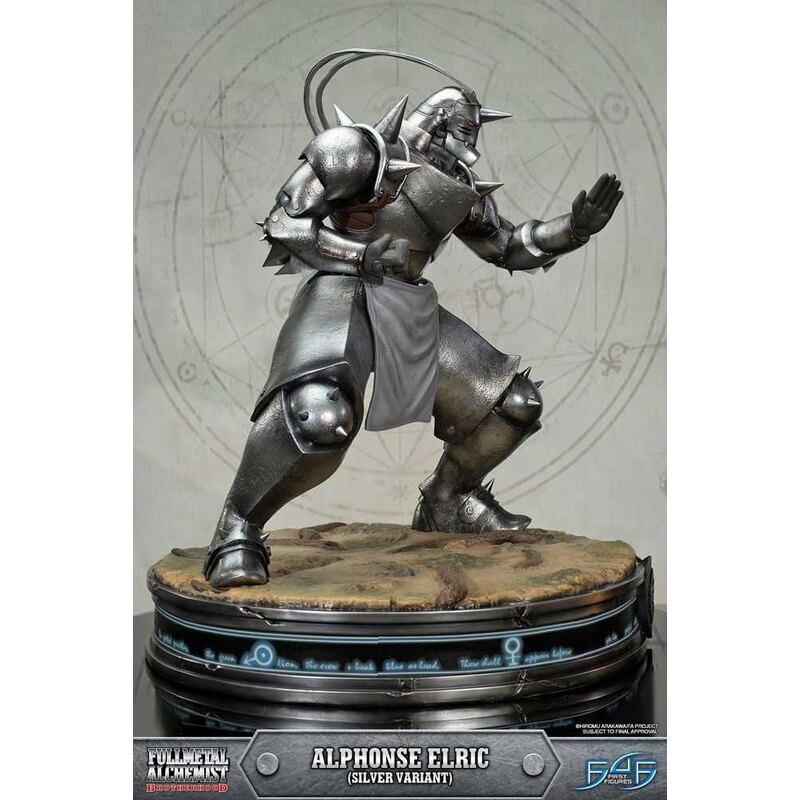 Fullmetal Alchemist Brotherhood statuette Alphonse Elric Silver Variant 55 cm