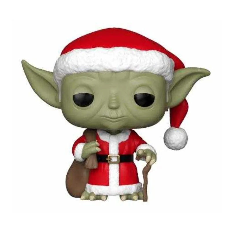 Star Wars POP! Vinyl Bobble Head Holiday Santa Yoda 9 cm