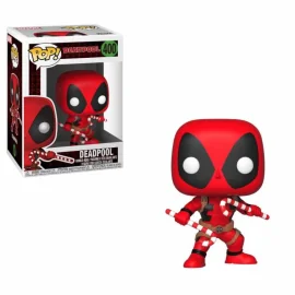 Marvel Comics POP! Marvel Holiday Vinyl Bobble Head Deadpool (Candy Canes) 9 cm