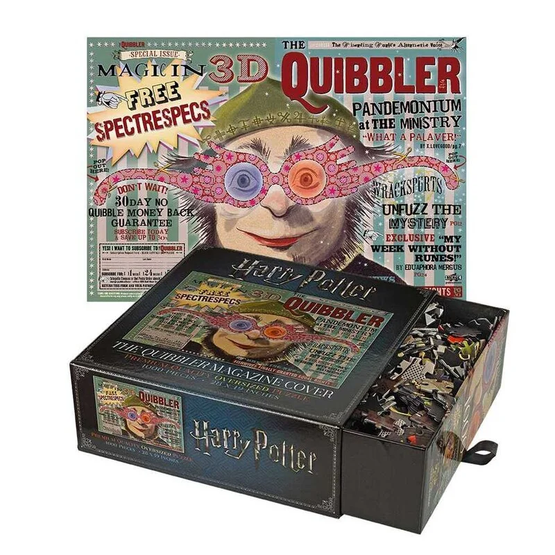 Harry Potter Puzzle The Quibbler Magazine Cover