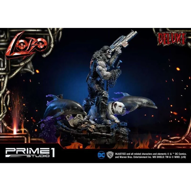 Injustice Gods Among Us statuette 1/3 Lobo Deluxe Version 98 cm