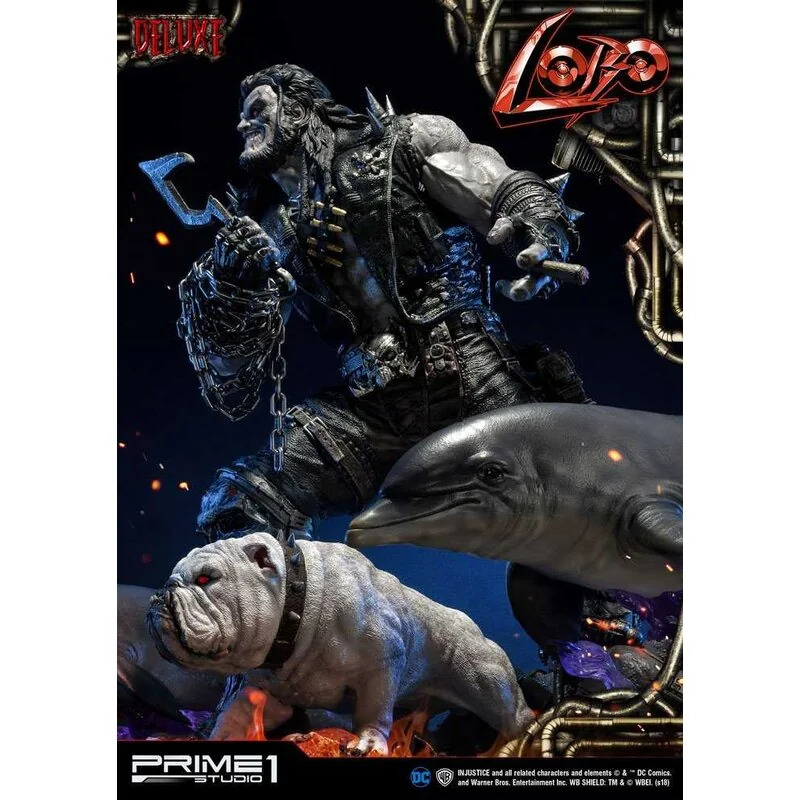 Injustice Gods Among Us statuette 1/3 Lobo Deluxe Version 98 cm