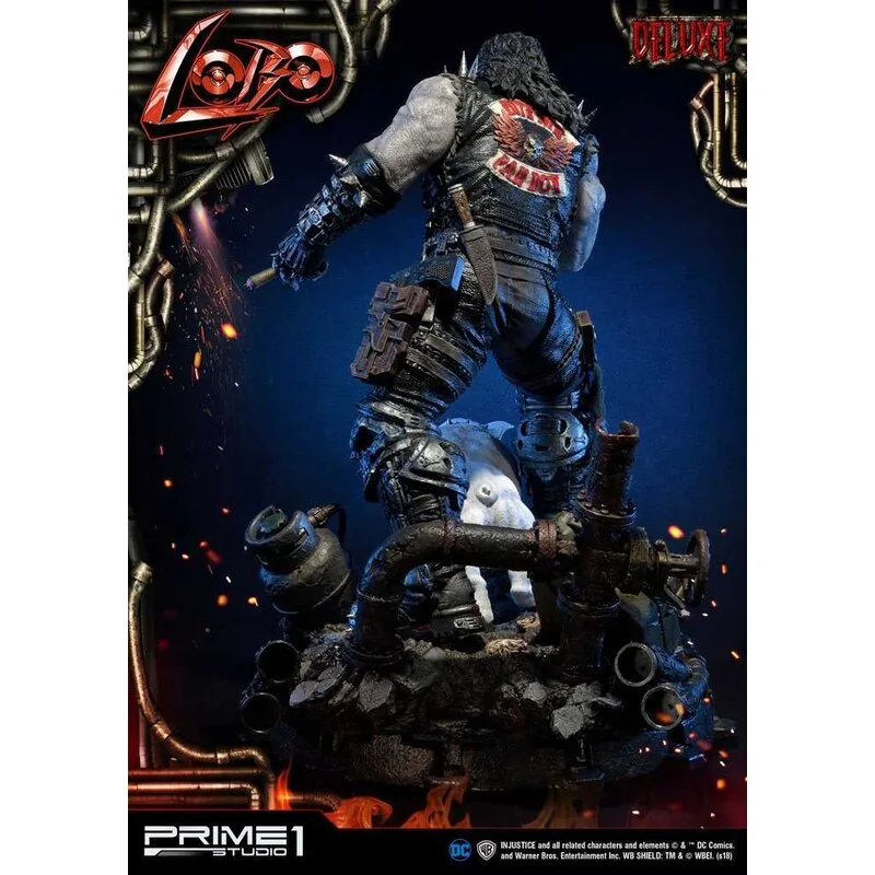 Injustice Gods Among Us statuette 1/3 Lobo Deluxe Version 98 cm