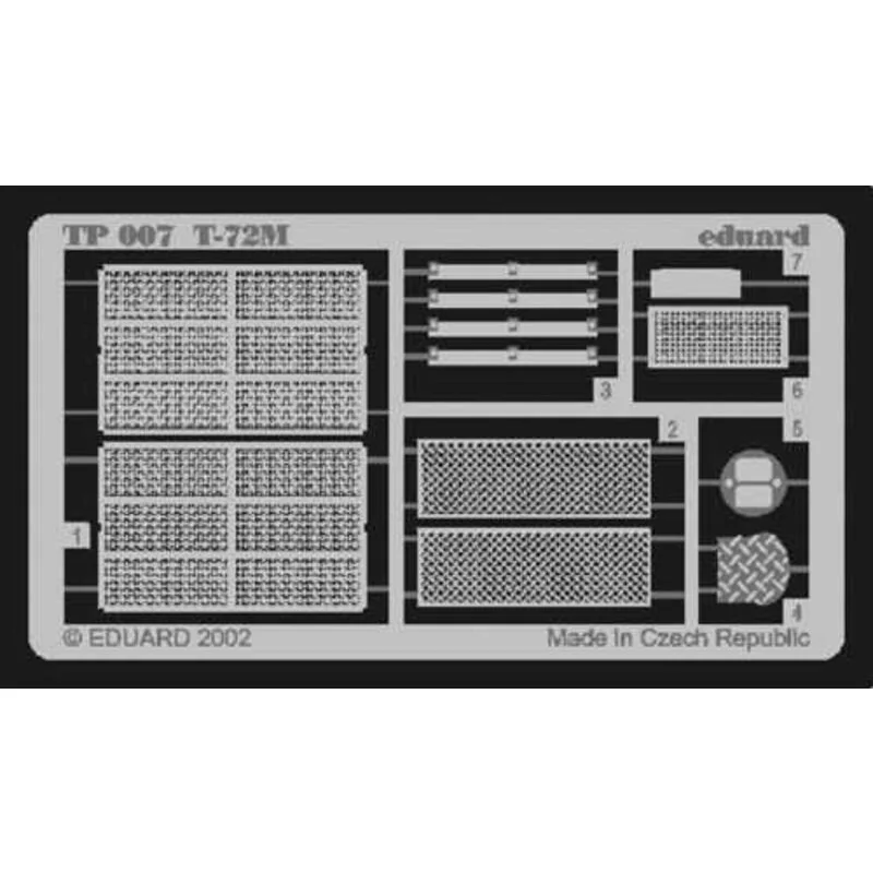  Grilles de T-72M (pour maquettes Tamiya)