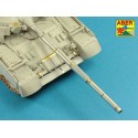 Canon de 125mm 2A46M-4 pour le Soviet T-80U; T-80UM; T-80UD & Ukrainian T-84 (conçus pour être utilisés avec les kits Trumpeter 