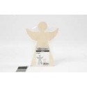 Figurine 2 en 1, anges, h: 7,8+20 cm, l: 4,5+14,3 cm, triplex, 1set, prof. 2 cm