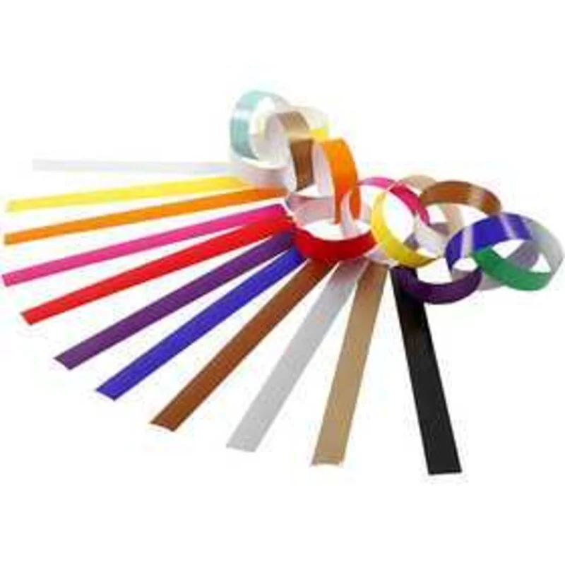 Guirlande en papier, L: 16 cm, l: 15 mm, Couleurs assorties, 2400assortis