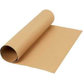 Papier imitation cuir, l: 50 cm, 350 g/m2, brun clair, 1m