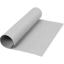 Papier imitation cuir, l: 50 cm, 350 g/m2, gris, 1m