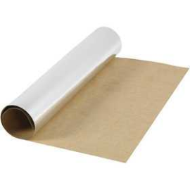 Papier imitation cuir, l: 49 cm, 350 g/m2, argent, 1m