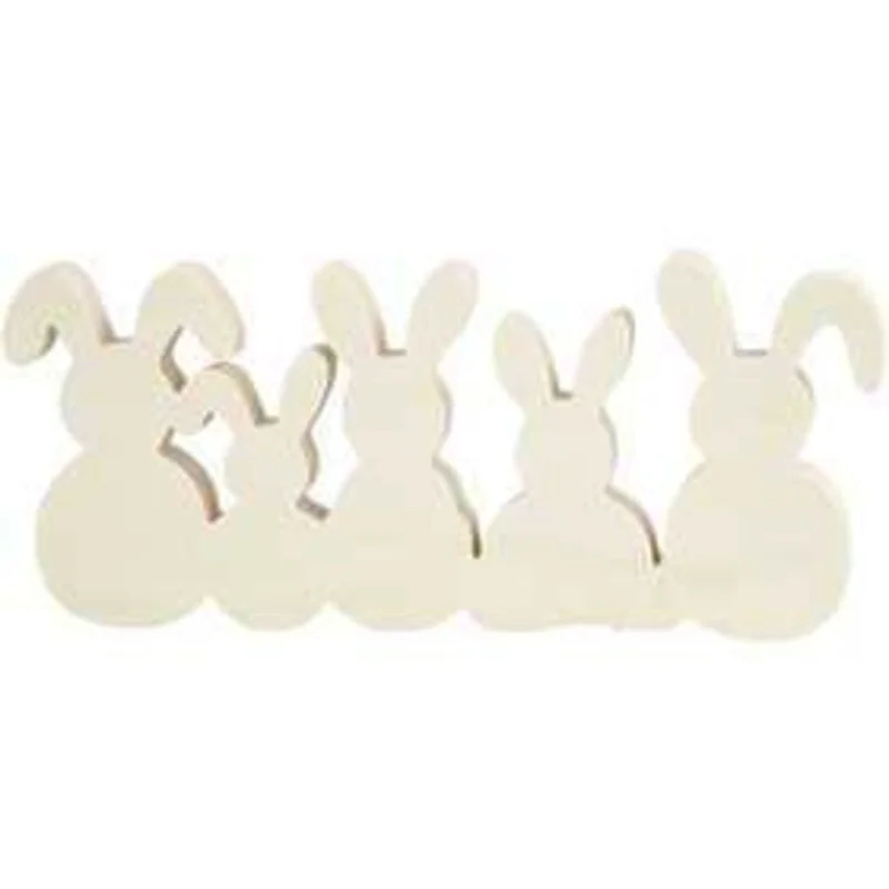 Lapins, h: 11 cm, l: 30 cm, triplex, 1set, ép. 2 cm