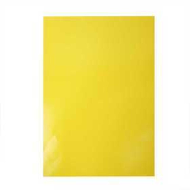 Cc hobby Papier glacé, feuille 32x48 cm, 80 gr, jaune, 25f