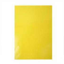 Papier glacé, feuille 32x48 cm, 80 gr, jaune, 25flles