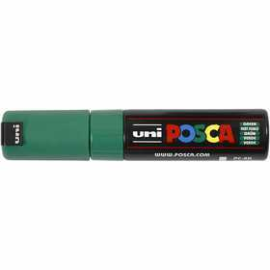 Marqueur Uni Posca, trait: 8 mm, PC-8K , vert, large, 1pièce