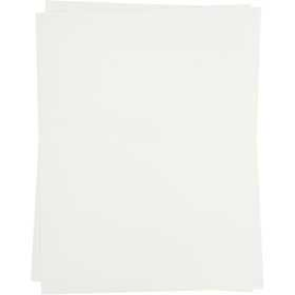 Feuille de papier transfert, feuille 21,5x28 cm, blanc, pour textiles clairs et foncés, 3flles