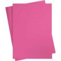 Papier cartonné coloré, A2 420x600 mm, 180 gr, rose, 100flles