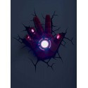 Avengers lampe 3D LED Iron Man Hand