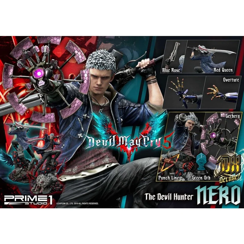 Devil May Cry 5 statuette Nero Deluxe Ver. 70 cm