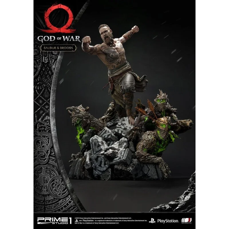 Statuette God of War (2018) Baldur & Broods 62 cm