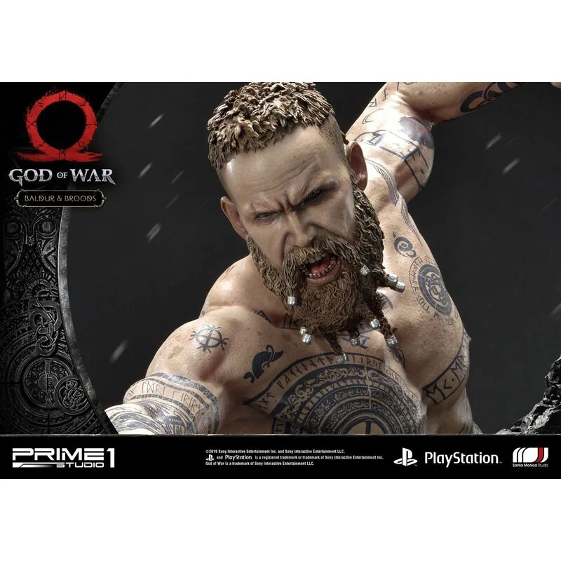 Statuette God of War (2018) Baldur & Broods 62 cm