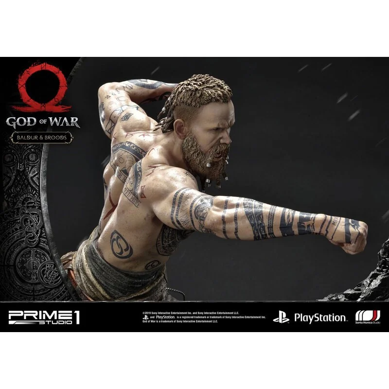 Statuette God of War (2018) Baldur & Broods 62 cm