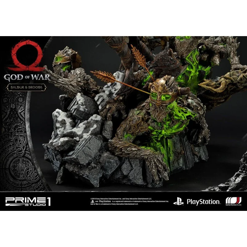 Statuette God of War (2018) Baldur & Broods 62 cm