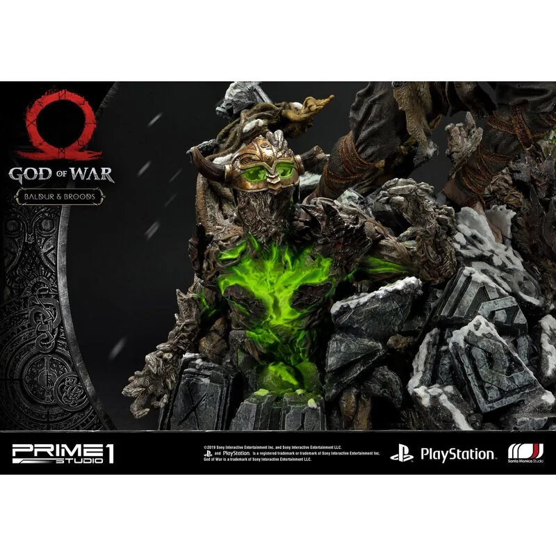 Statuette God of War (2018) Baldur & Broods 62 cm