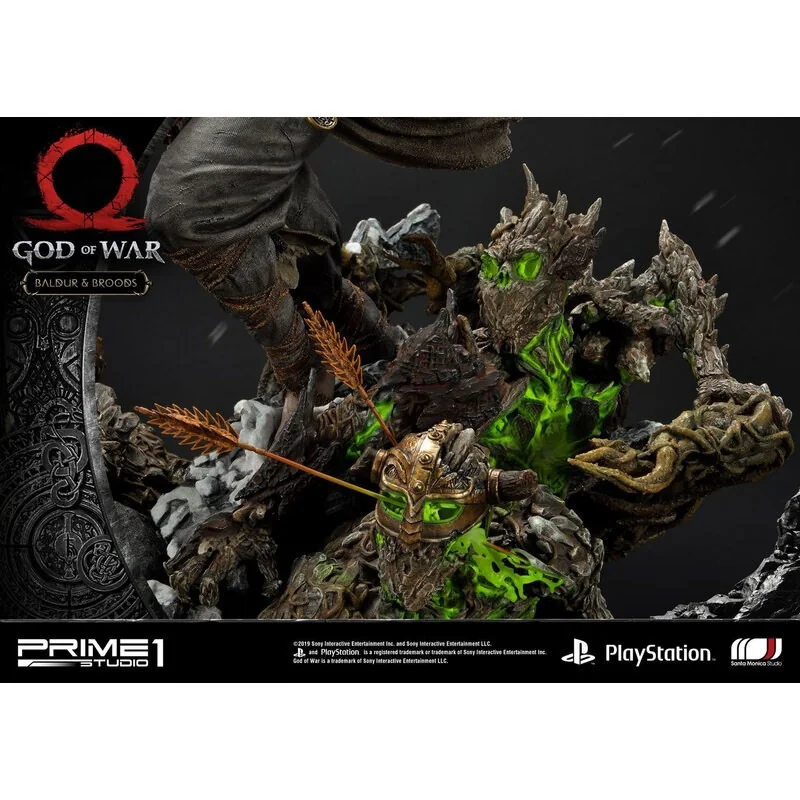 Statuette God of War (2018) Baldur & Broods 62 cm