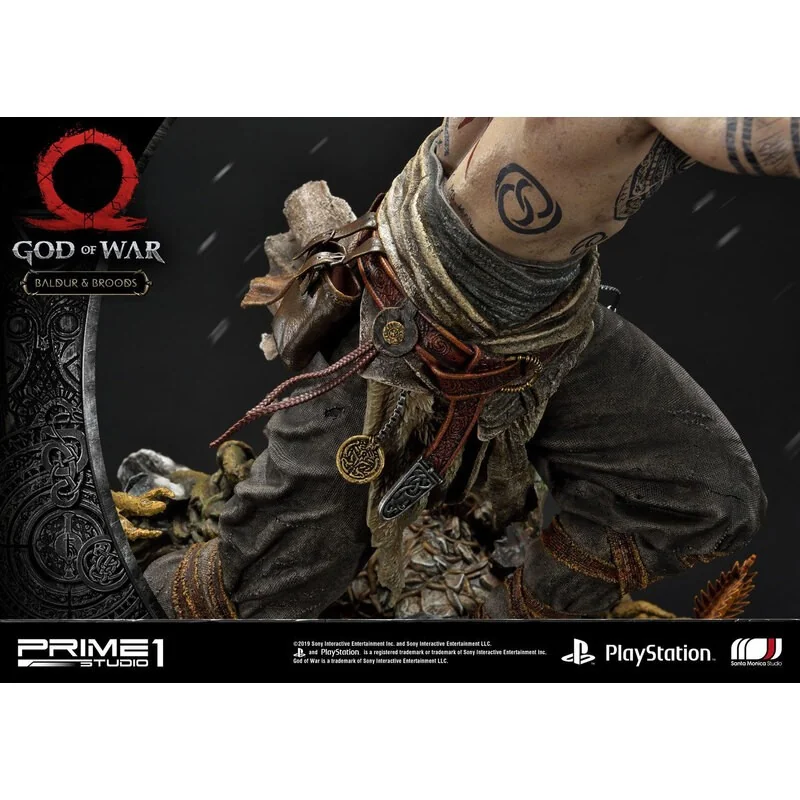 Statuette God of War (2018) Baldur & Broods 62 cm