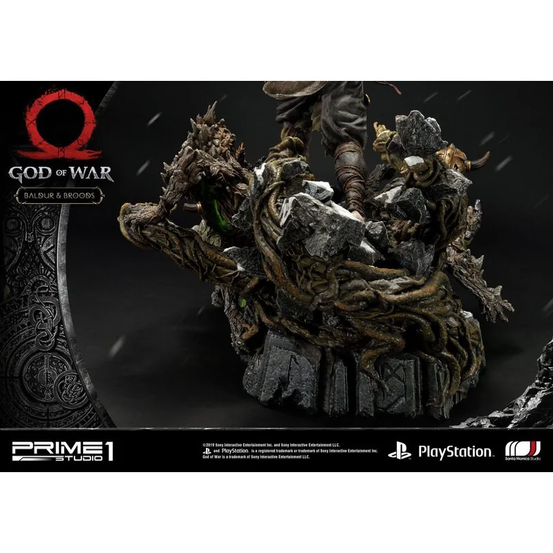 Statuette God of War (2018) Baldur & Broods 62 cm