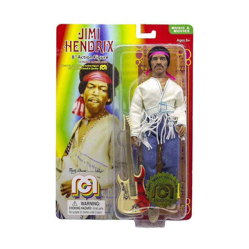 Jimi Hendrix figurine Woodstock Flocked 20 cm