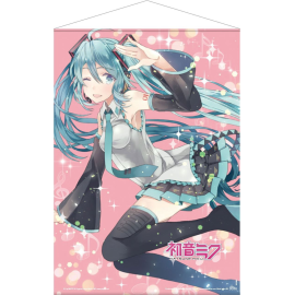 Hatsune Miku wallscroll Pink Glitter Miku 50 x 70 cm