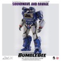 Transformers Bumblebee pack 2 figurines 1/6 DLX Soundwave & Ravage 28 cm