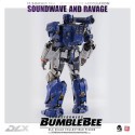 Transformers Bumblebee pack 2 figurines 1/6 DLX Soundwave & Ravage 28 cm