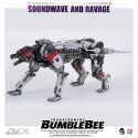 Transformers Bumblebee pack 2 figurines 1/6 DLX Soundwave & Ravage 28 cm