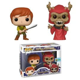 Taram et le Chaudron magique pack 2 POP! Disney Figurines en vinyle Taram & Horned King SDCC EX 9 cm